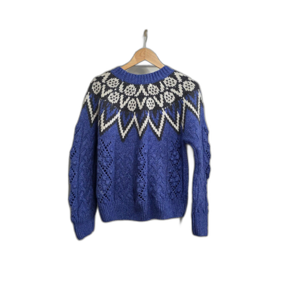 Ladies Lucky Brand Fair Isle Sweater (S)